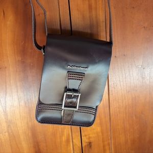 Doc martens leather phone bag